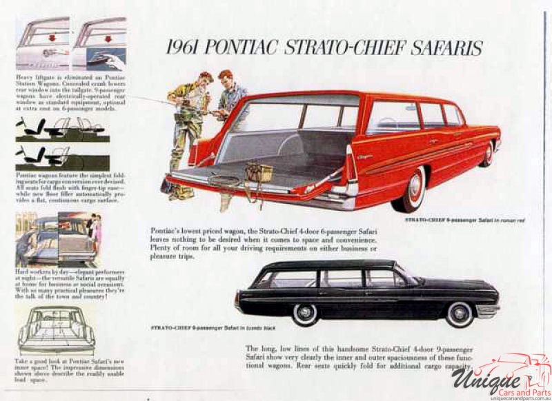 1961 Canadian Pontiac Brochure Page 1